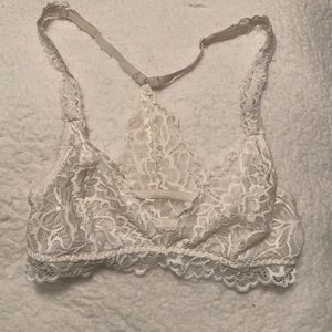 White bralette